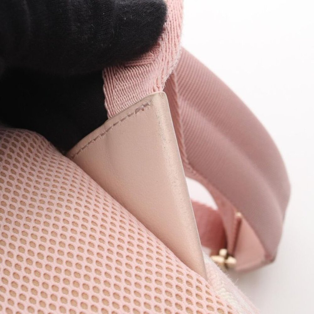 Dior Backpack Light Pink Canvas Leather de Jouy - Picture 11 of 11